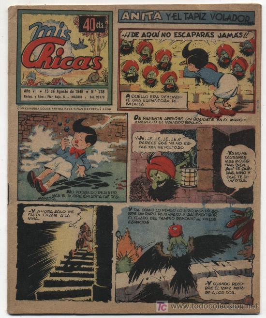 Tebeos: Mis Chicas. C. Gil 1941. n&ordm; 238. - Foto 1