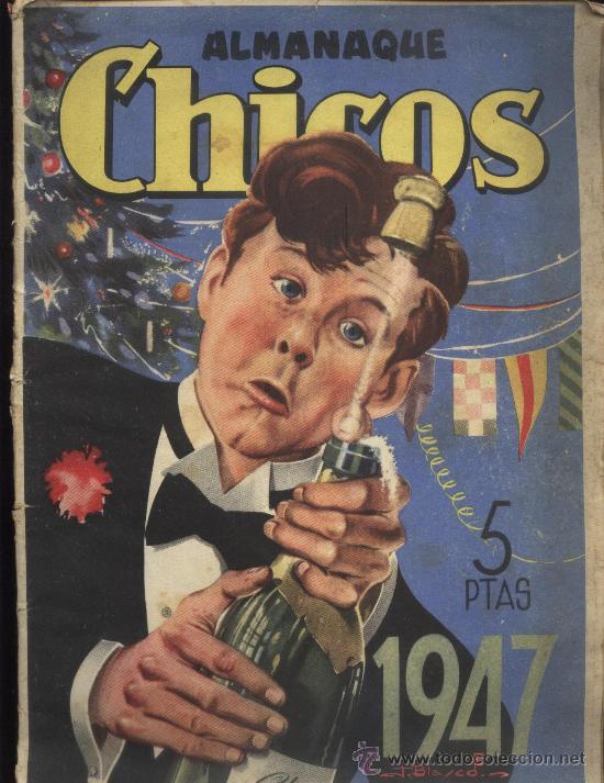 Tebeos: ALMANAQUE DE CHICOS DEL 1947 - Foto 1