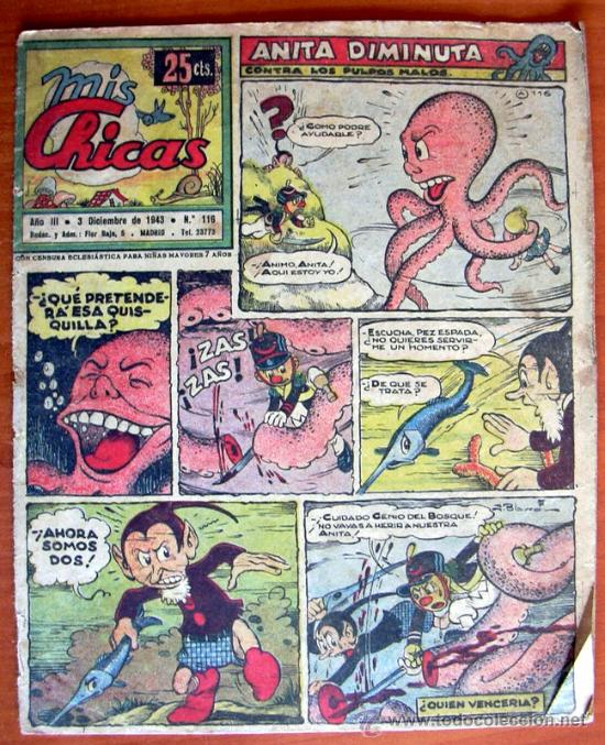 Tebeos: Mis Chicas n&ordm; 116 - Editorial C. Gil 1941 - Foto 1