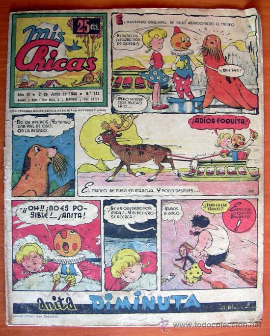 Tebeos: Mis Chicas n&ordm; 142 - Editorial C. Gil 1941 - Foto 1