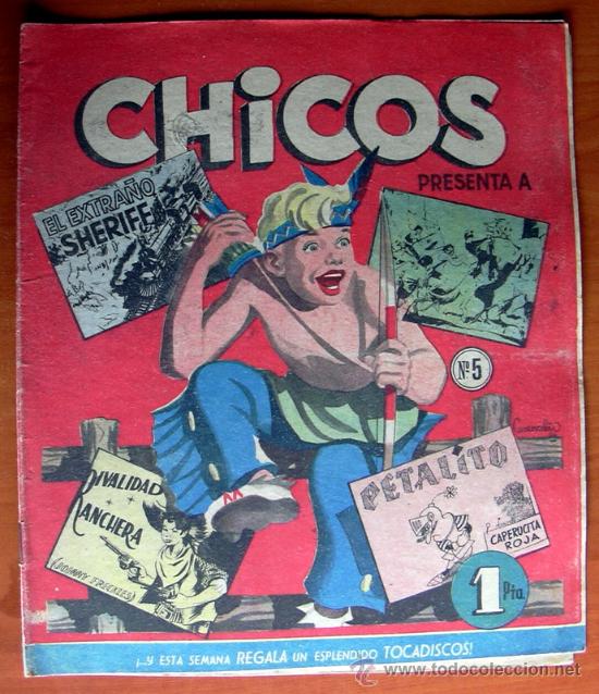 Tebeos: Chicos n&ordm; 5 - Editorial Cid 1954 - Foto 1