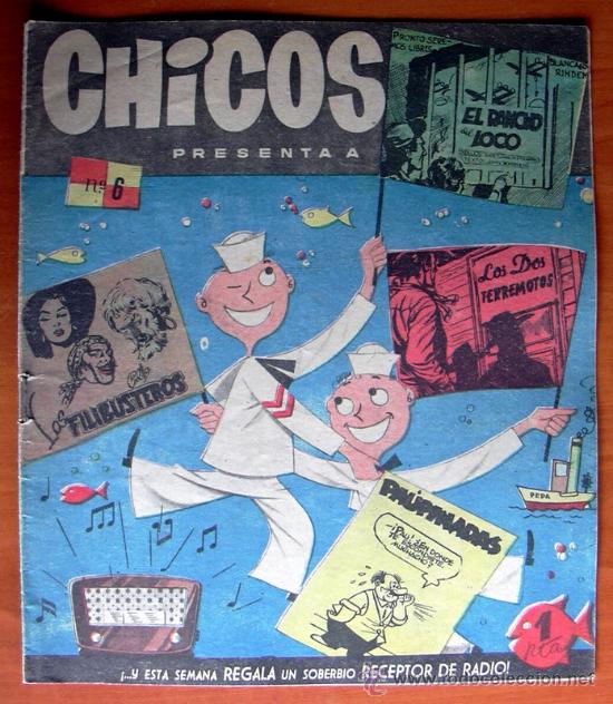Tebeos: Chicos n&ordm; 6 - Editorial Cid 1954 - Foto 1