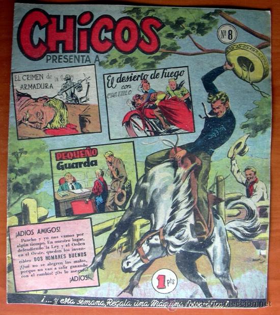 Tebeos: Chicos n&ordm; 8 - Editorial Cid 1954 - Foto 1