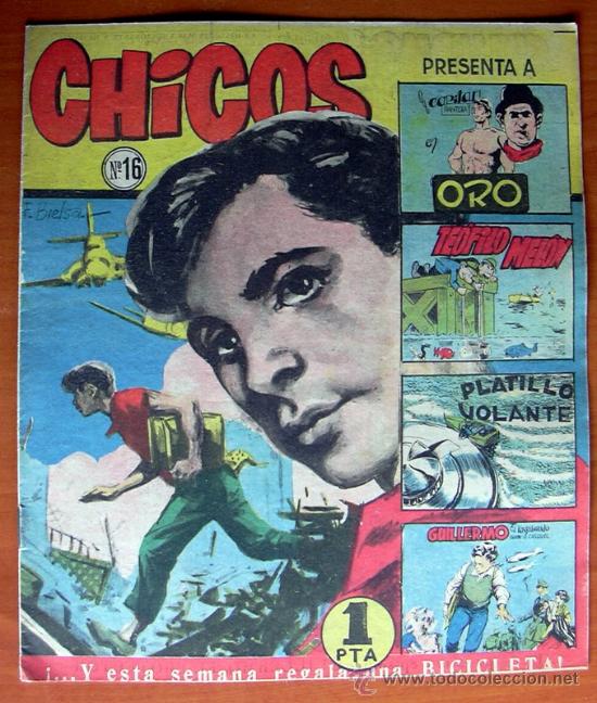 Tebeos: Chicos n&ordm; 16 - Editorial Cid 1954 - Foto 1