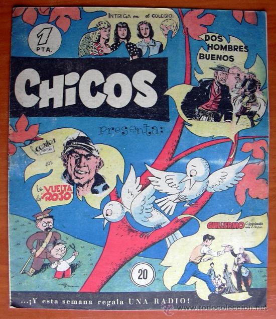 Tebeos: Chicos n&ordm; 20 - Editorial Cid 1954 - Foto 1