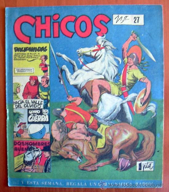 Tebeos: Chicos n&ordm; 27 - Ediciones Cid 1954 - Foto 1