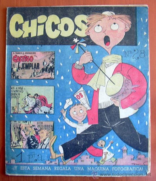 Tebeos: Chicos n&ordm; 28 - Ediciones Cid 1954 - Foto 1