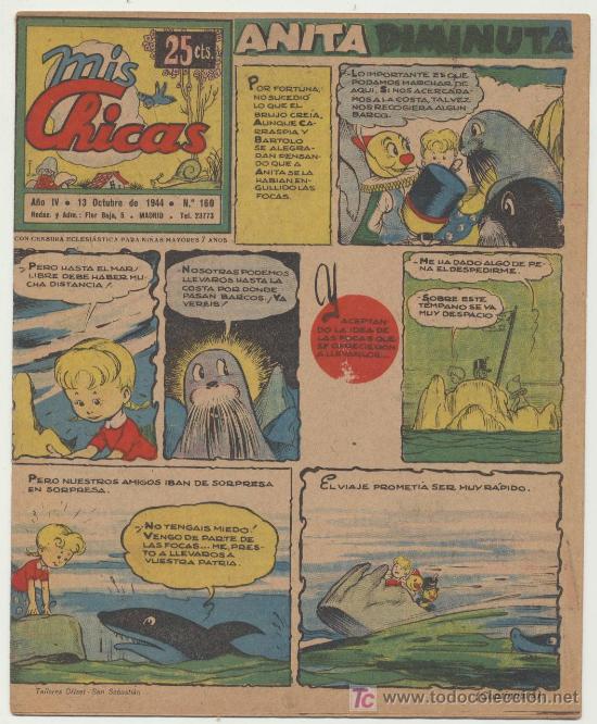 Tebeos: Mis Chicas n&ordm; 160. C. Gil 1941. - Foto 1
