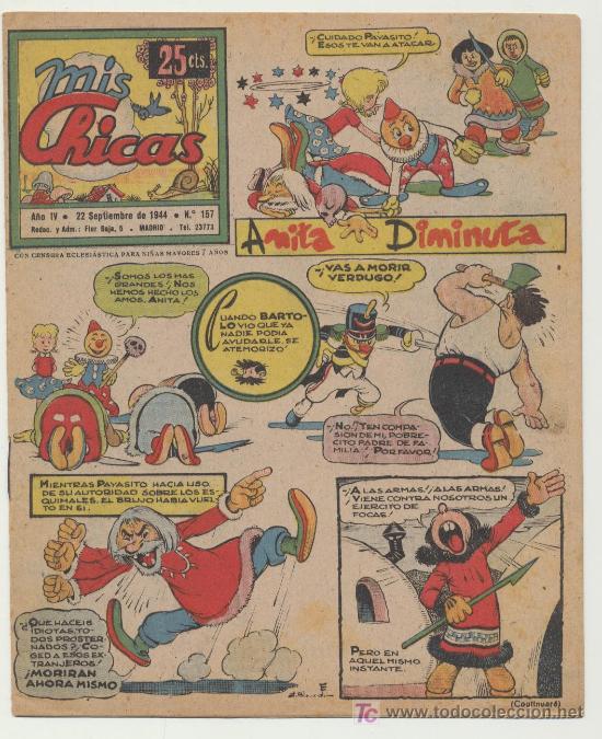 Tebeos: Mis Chicas n&ordm; 157. C. Gil 1941. - Foto 1