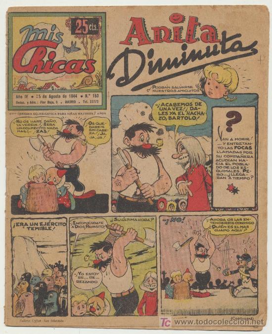 Tebeos: Mis Chicas n&ordm; 153. C. Gil 1941. - Foto 1