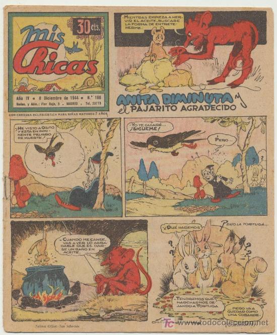 Tebeos: Mis Chicas n&ordm; 168. C. Gil 1941. - Foto 1
