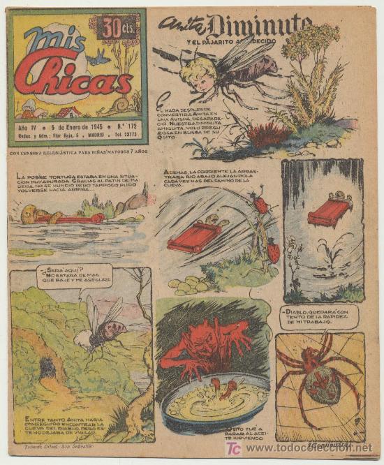 Tebeos: Mis Chicas n&ordm; 172. C. Gil 1941. - Foto 1