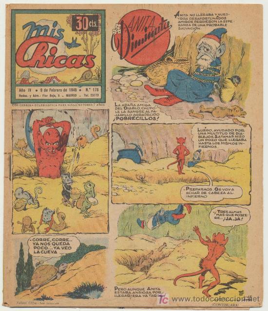 Tebeos: Mis Chicas n&ordm; 176. C. Gil 1941. - Foto 1