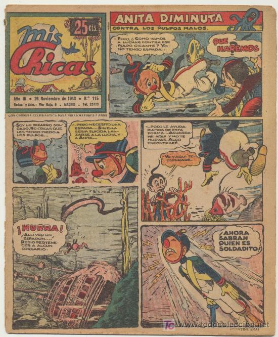 Tebeos: Mis Chicas n&ordm; 115. C. Gil 1941. - Foto 1