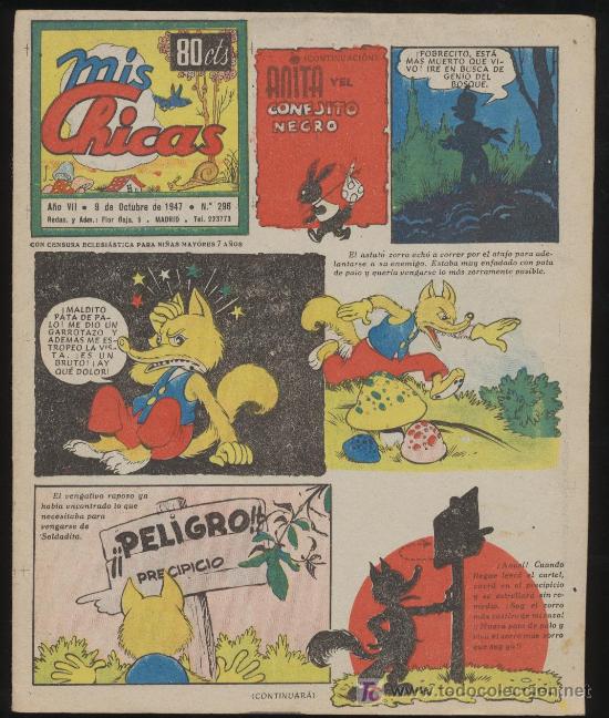 Tebeos: Mis Chicas n&ordm; 296. C. Gil 1941. - Foto 1