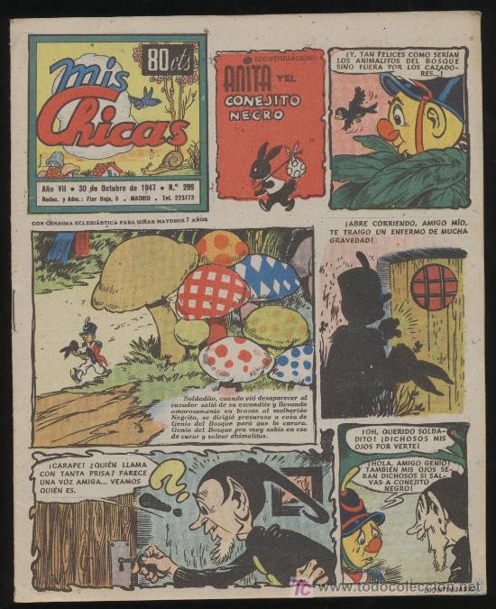 Tebeos: Mis Chicas n&ordm; 299. C. Gil 1941. - Foto 1