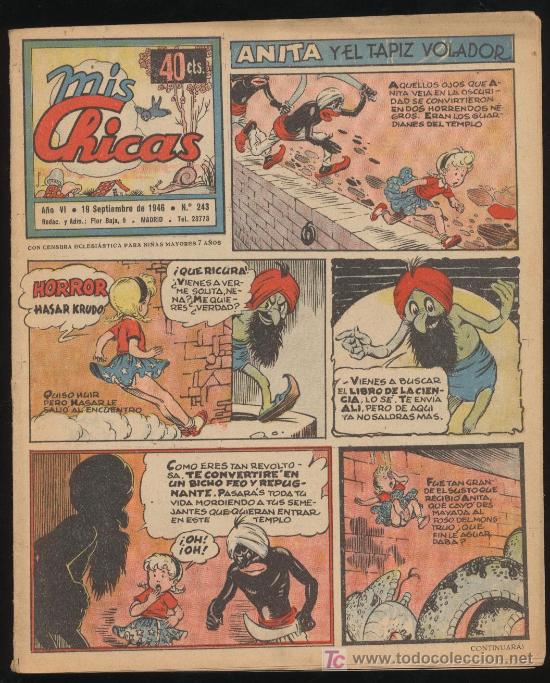 Tebeos: Mis Chicas n&ordm; 243. C. Gil 1941. - Foto 1