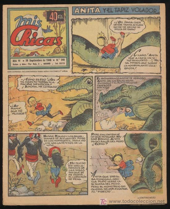 Tebeos: Mis Chicas n&ordm; 244. C. Gil 1941. - Foto 1