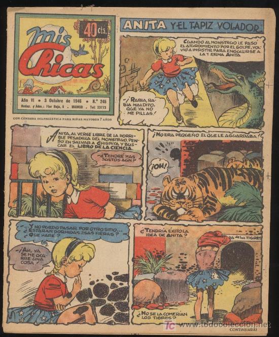 Tebeos: Mis Chicas n&ordm; 245. C. Gil 1941. - Foto 1