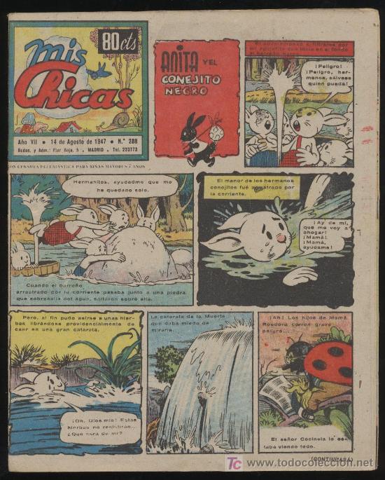 Tebeos: Mis Chicas n&ordm; 288. C. Gil 1941. - Foto 1