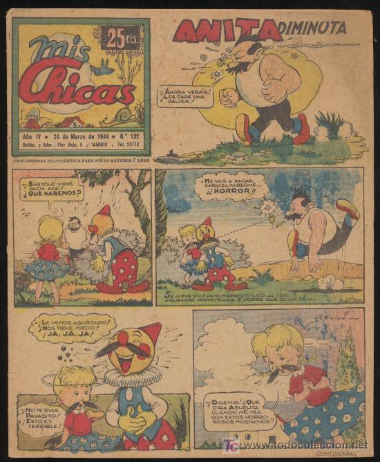 Tebeos: Mis Chicas n&ordm; 132. C. Gil 1941. - Foto 1