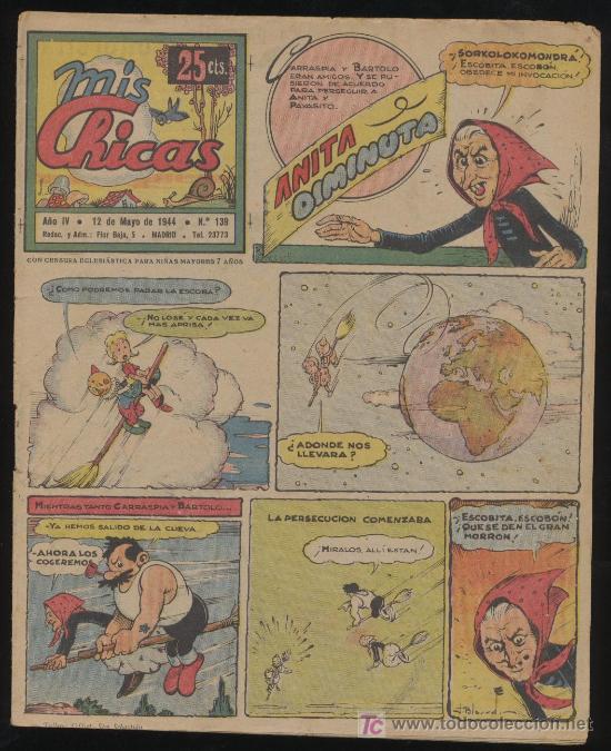 Tebeos: Mis Chicas n&ordm; 139. C. Gil 1941. - Foto 1