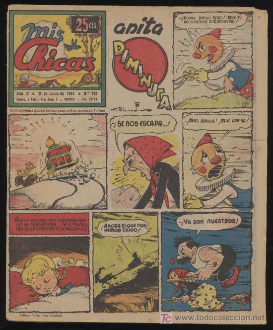 Tebeos: Mis Chicas n&ordm; 143. C. Gil 1941. - Foto 1