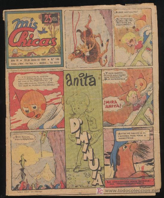 Tebeos: Mis Chicas n&ordm; 145. C. Gil 1941. - Foto 1