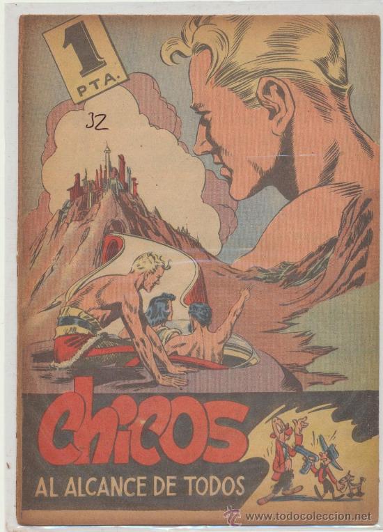 Tebeos: Chicos 2&ordf; n&ordm; 32. C. Gil 1950. - Foto 1