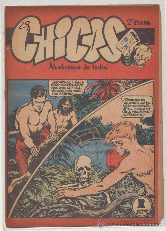 Tebeos: Chicos 2&ordf; n&ordm; 29. C. Gil 1950. - Foto 1