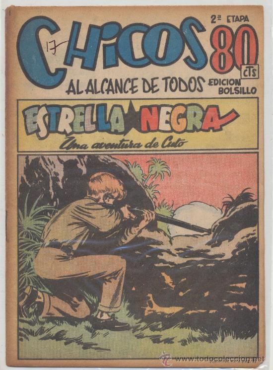 Tebeos: Chicos 2&ordf; n&ordm; 17. Consuelo Gil 1950. - Foto 1