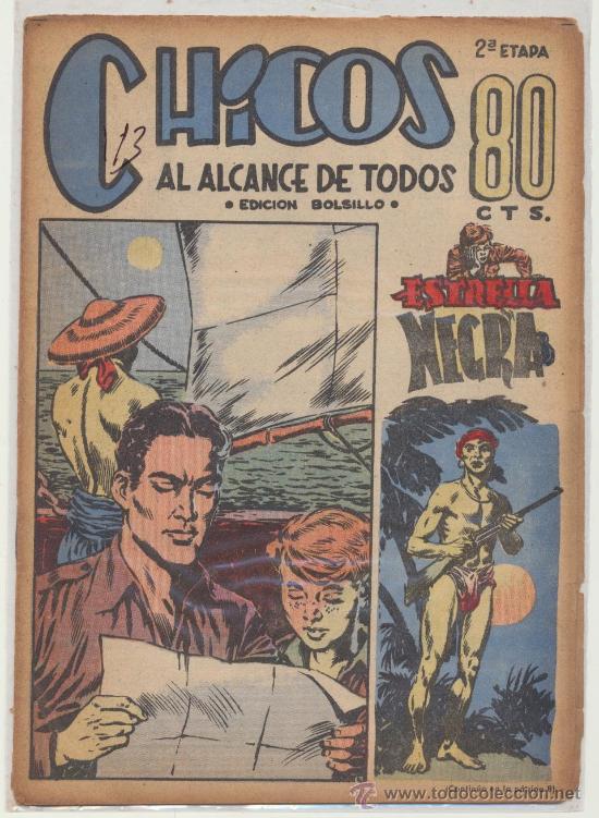 Tebeos: Chicos 2&ordf; n&ordm; 13. Consuelo Gil 1950. - Foto 1