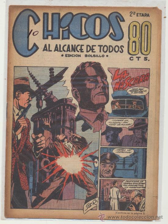 Tebeos: Chicos 2&ordf; n&ordm; 10. Consuelo Gil 1950. - Foto 1