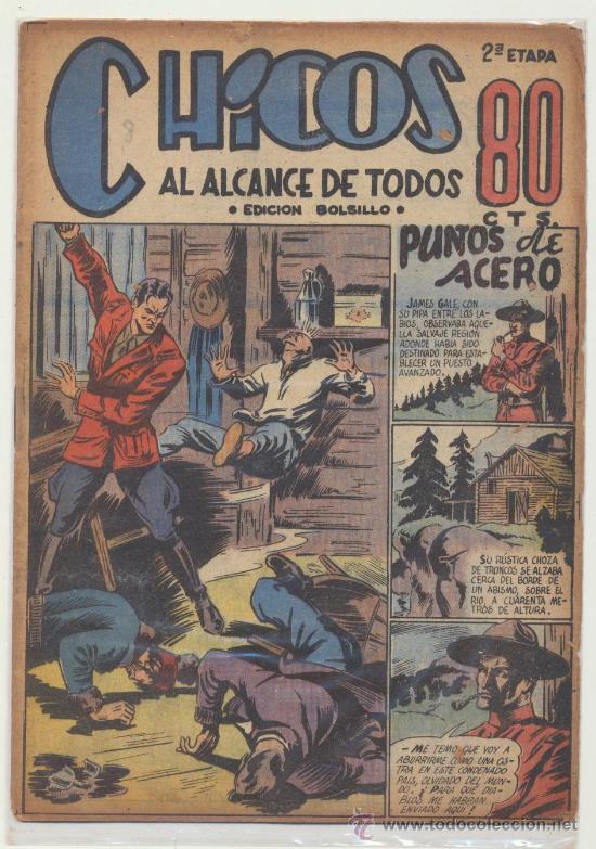 Tebeos: Chicos 2&ordf; n&ordm; 8. Consuelo Gil 1950. - Foto 1
