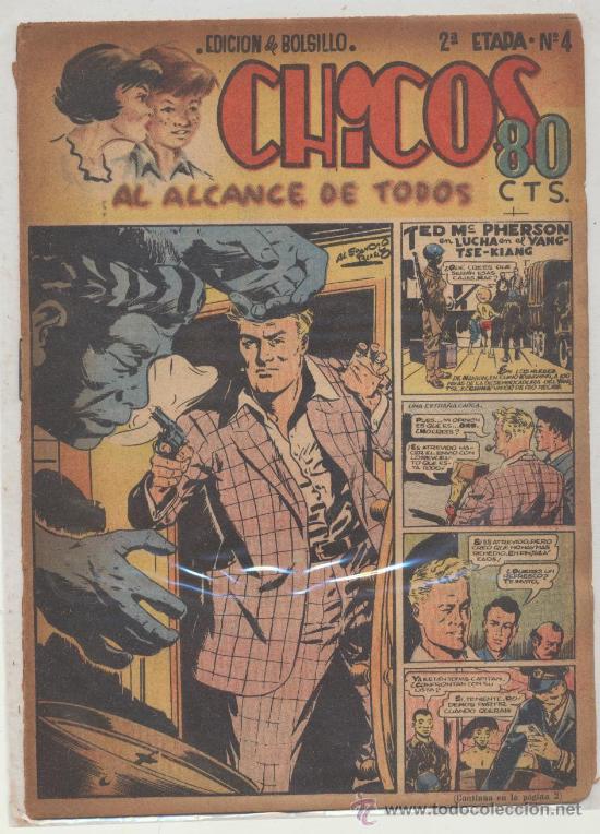 Tebeos: Chicos 2&ordf; n&ordm; 4. Consuelo Gil 1950. - Foto 1