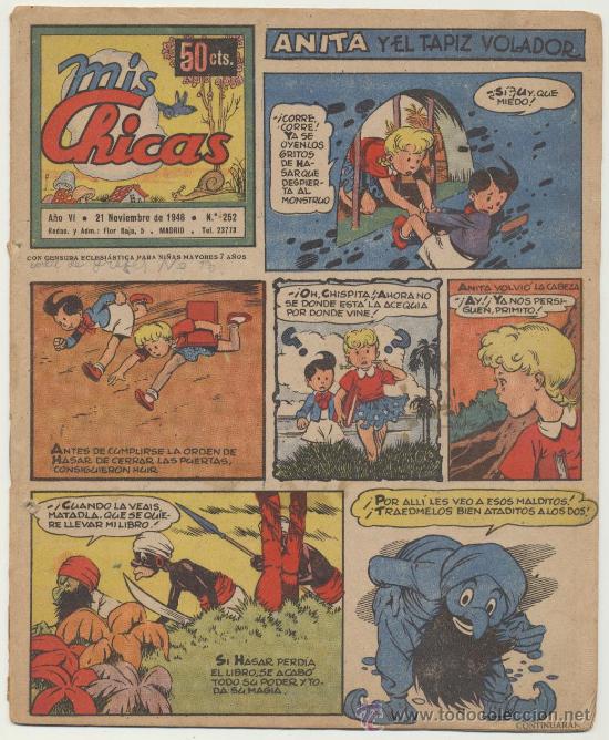 Tebeos: Mis Chicas n&ordm;  252. C.Gil 1941. - Foto 1