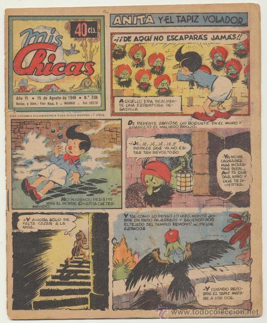 Tebeos: Mis Chicas n&ordm;  238. C.Gil 1941. - Foto 1