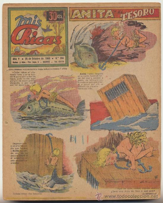 Tebeos: Mis Chicas n&ordm;  204. C.Gil 1941. - Foto 1