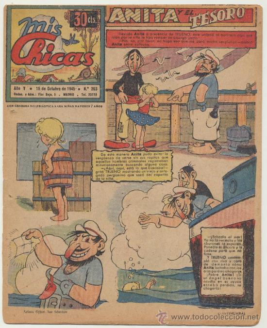 Tebeos: Mis Chicas n&ordm;  203. C.Gil 1941. - Foto 1