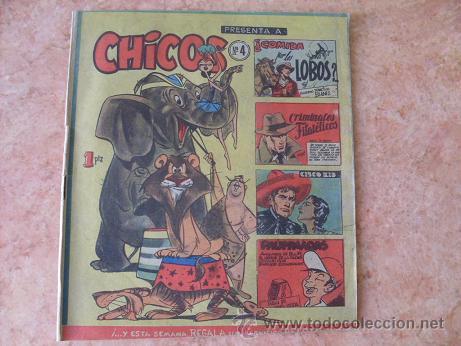 Tebeos: CHICOS,N&ordm; 4,EDICIONES CID,A&Ntilde;O 1954 - Foto 1
