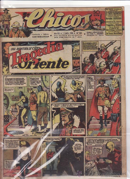 Tebeos: TEBEO CHICOS - 1945 - N&ordm; 356 - Foto 1