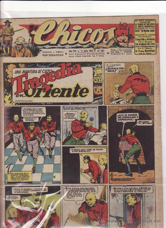 Tebeos: TEBEO CHICOS - 1945 - N&ordm; 357 - Foto 1