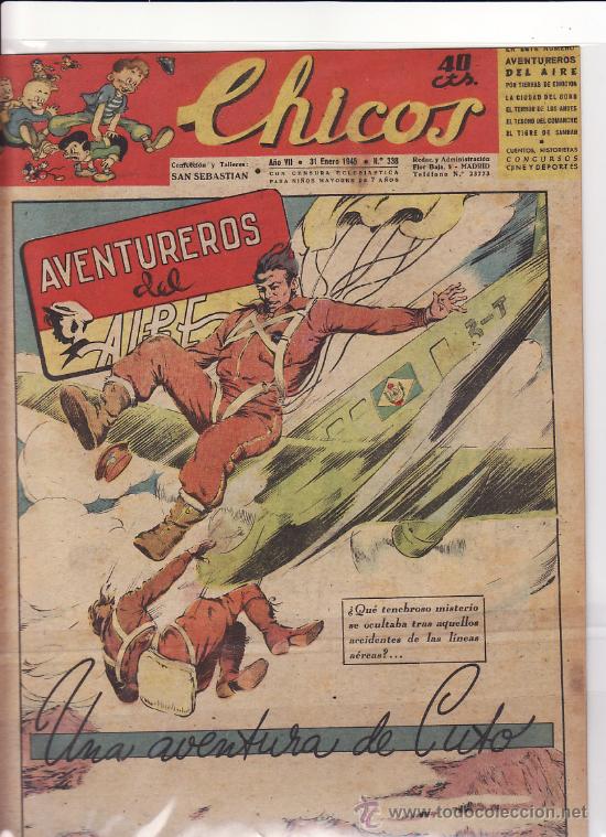 Tebeos: TEBEO CHICOS - 1945 - N&ordm; 338 - Foto 1
