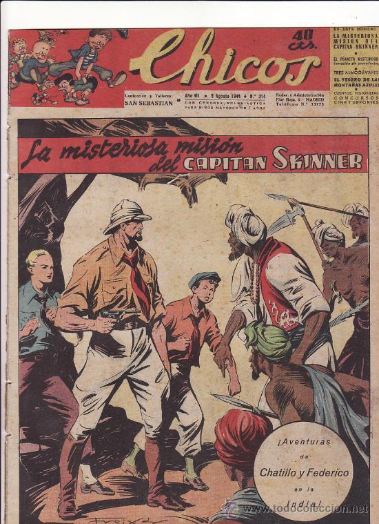 Tebeos: TEBEO CHICOS - 1944 - N&ordm; 314 - Foto 1