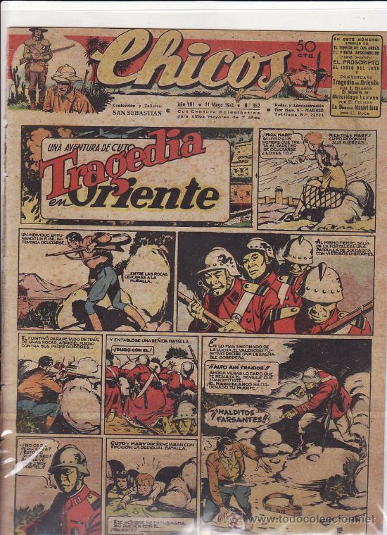 Tebeos: TEBEO CHICOS - 1945 - N&ordm; 352 - Foto 1