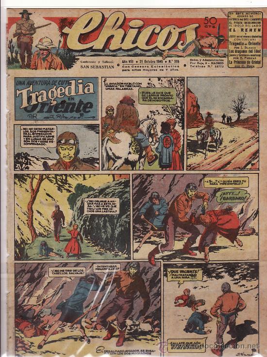 Tebeos: TEBEO CHICOS - 1945 - N&ordm; 365 - Foto 1