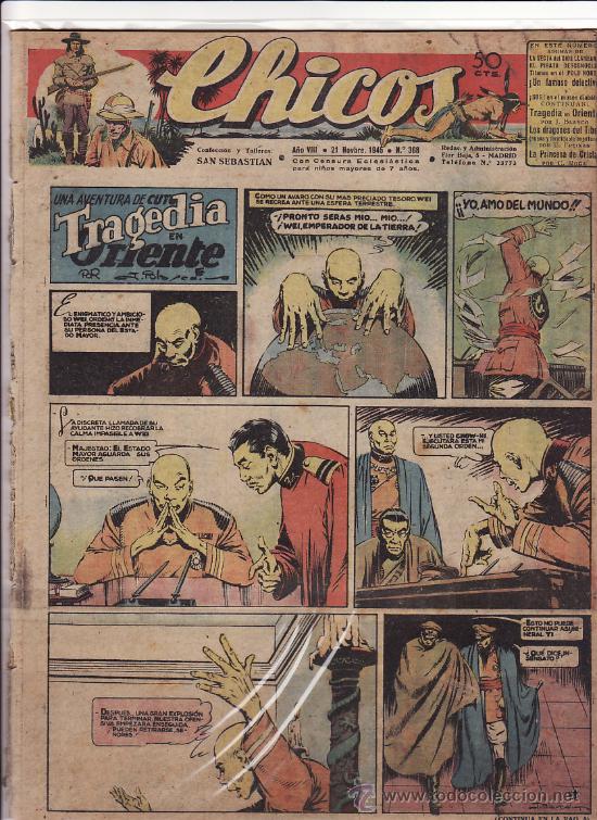 Tebeos: TEBEO CHICOS - 1945 - N&ordm; 368 - Foto 1
