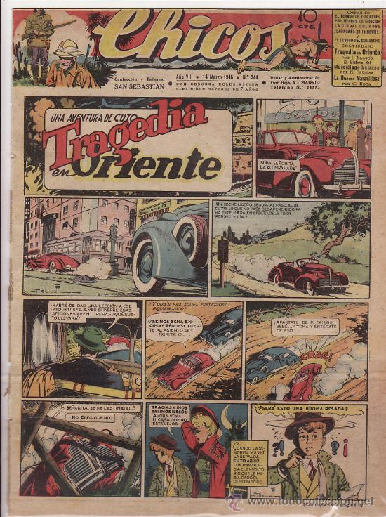 Tebeos: TEBEO CHICOS - 1945 - N&ordm; 344 - Foto 1