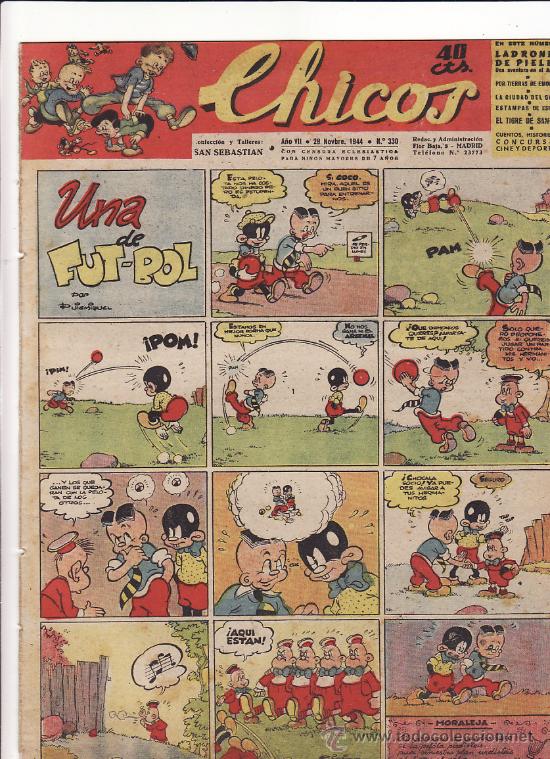 Tebeos: TEBEO CHICOS - 1944 - N&ordm; 330 - Foto 1
