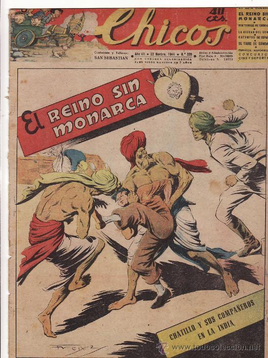 Tebeos: TEBEO CHICOS - 1944 - N&ordm; 329 - Foto 1
